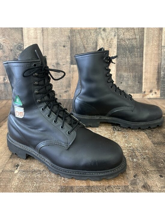 Red Wing Steel Toe Leather Lace Up Work Boots Mens 9.5 EE main image 9